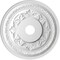 Ekena Millwork Baltimore PVC Ceiling Medallion (Canopies up to 7 3/4"), 22"OD x 3 1/2"ID x 1"P, Metallic Charcoal CMP22BACCH - alternate 4